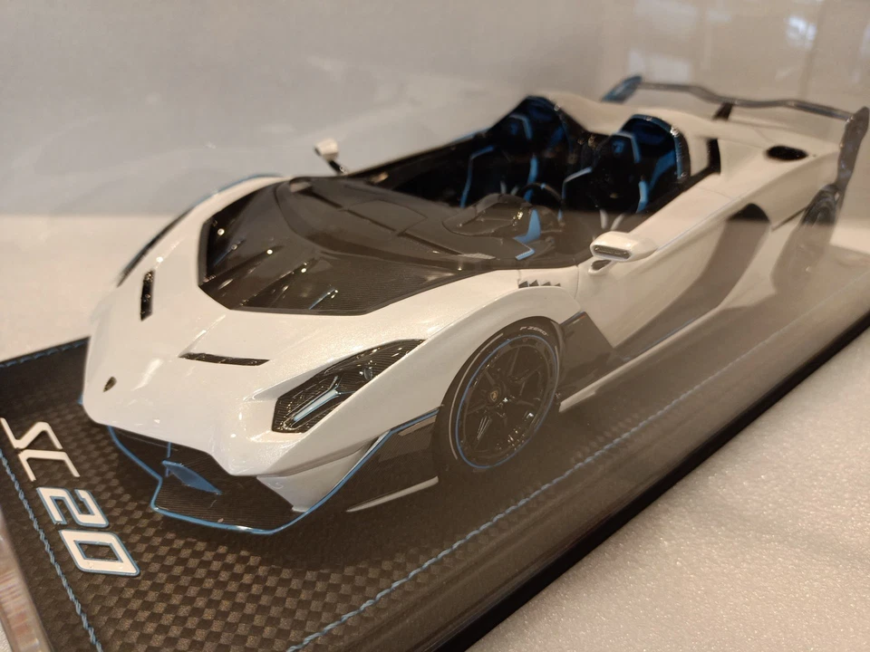 Lamborghini SC20 gloss white MR Models LAMBO049 scala 1/18 limited 299 - Immagine 3 di 4
