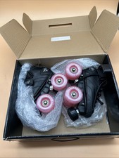 Bont Skates Prostar Black Pink Wheels Roller Skates Light Up Wheels - Size 10k Bont Skates Prostar Black Pink Wheels Roller Skates Light Up Wheels - Size 10k