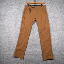 Prana Zion Pants Mens 32x32 32x30 Brown Stretch Hiking Outdoors Gorpcore