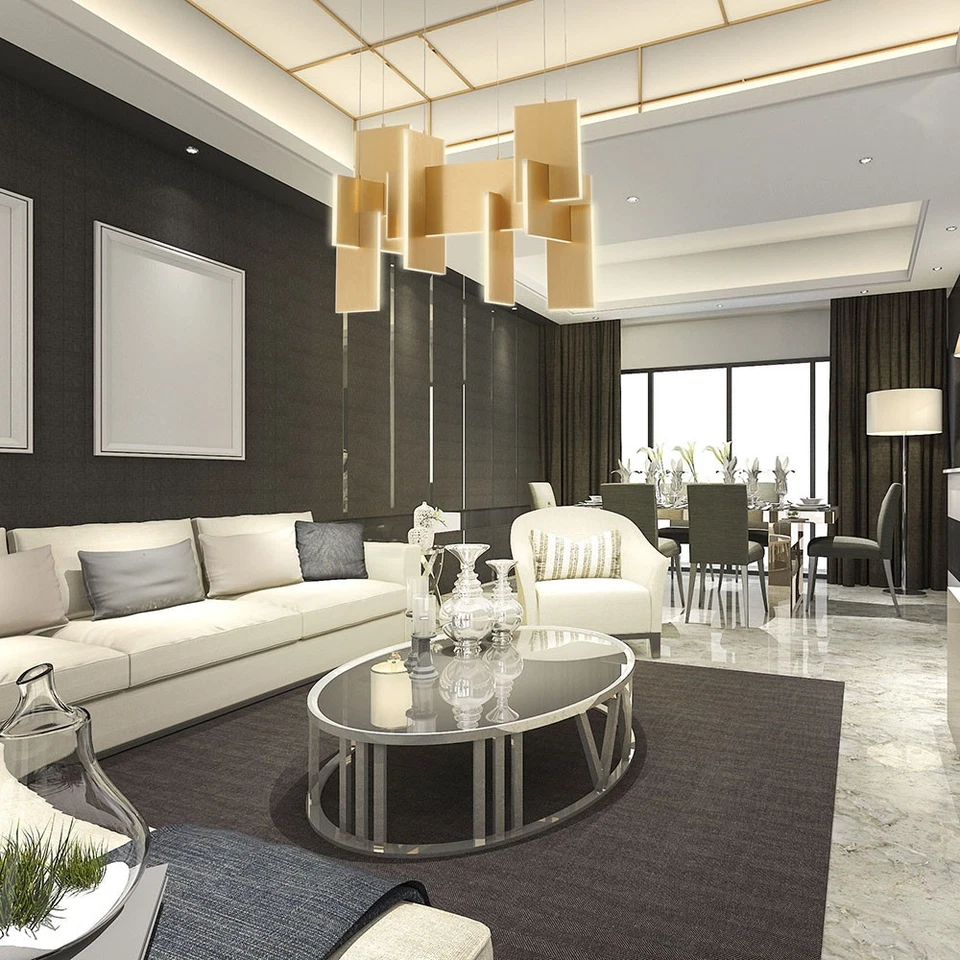 Lámpara LED Eurofase Lighting 37345-013 Coburgo 9 luces 33"W - Pintura Bronce Foto 2 de 4