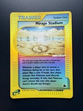 Mirage Stadium 132/144 Reverse Holo Pokemon Card Skyridge Set