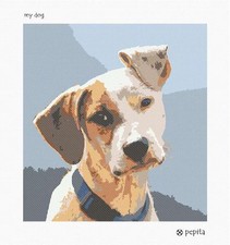 My Dog Needlepoint Kit or Canvas - Canine Animal Pet 12x13