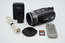 Canon VIXIA HF S100 HD Digital Video Camera Camcorder 10x Zoom Bundle - TESTED