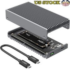 Fanless SSD Enclosure USB4 Thunderbolt 4 40Gbps High Speed NVMe M.2 Adapter