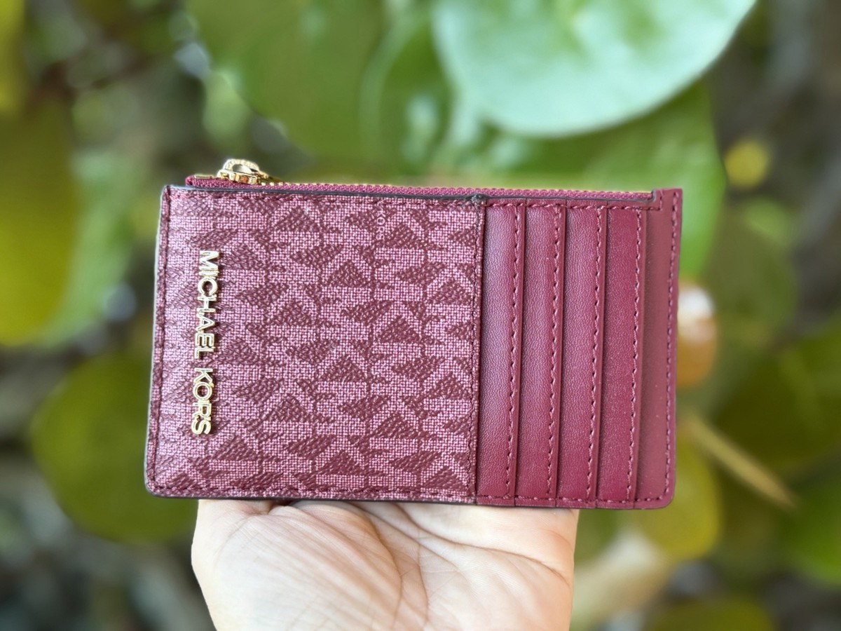 MICHAEL MICHAEL KORS  ミディアム カードケース Michael Kors Women's Compact, Brown - Walmart.com
