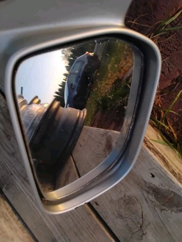 1999-2004 Chevrolet Tracker Passenger Right Side View Mirror Power Silver OEM - Picture 7 of 8