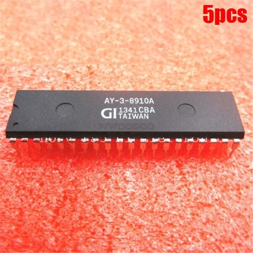 Generador de sonido programable 5 piezas AY-3-8910A DIP40 oi