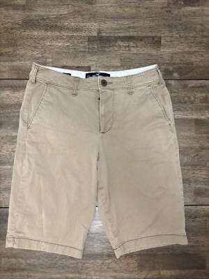 Hollister Beach Prep Fit Epic Flex Tan/Beige Cotton & Elastine Shorts Size 30
