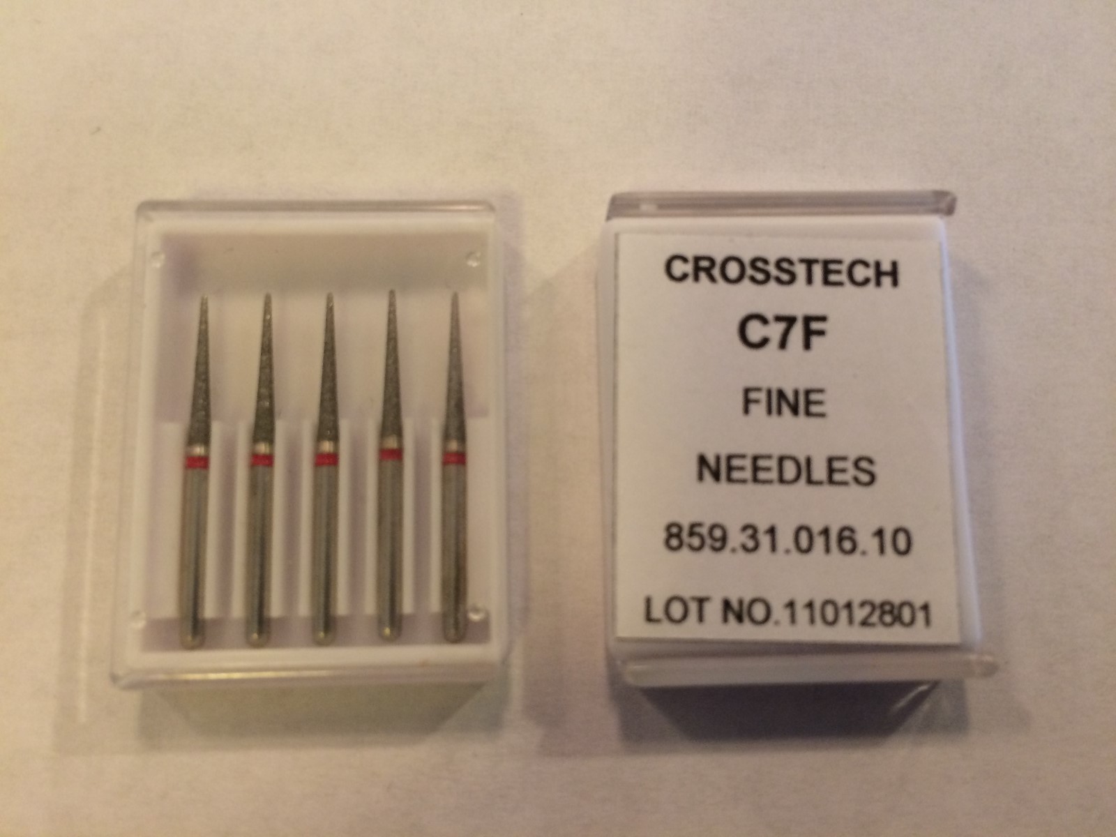 Crosstech High Speed Diamond Dental Bur Fine Needle C7F 859016 5pk eBay