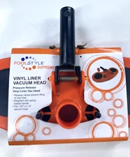 PoolStyle Kidney Supreme Vl Vinyl Pool Liner Vacuum Head w/Pressure Release