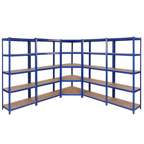 5 Bay Corner Racking/Shelving 5 Tier Heavy Duty Garage Storage Racks eBay