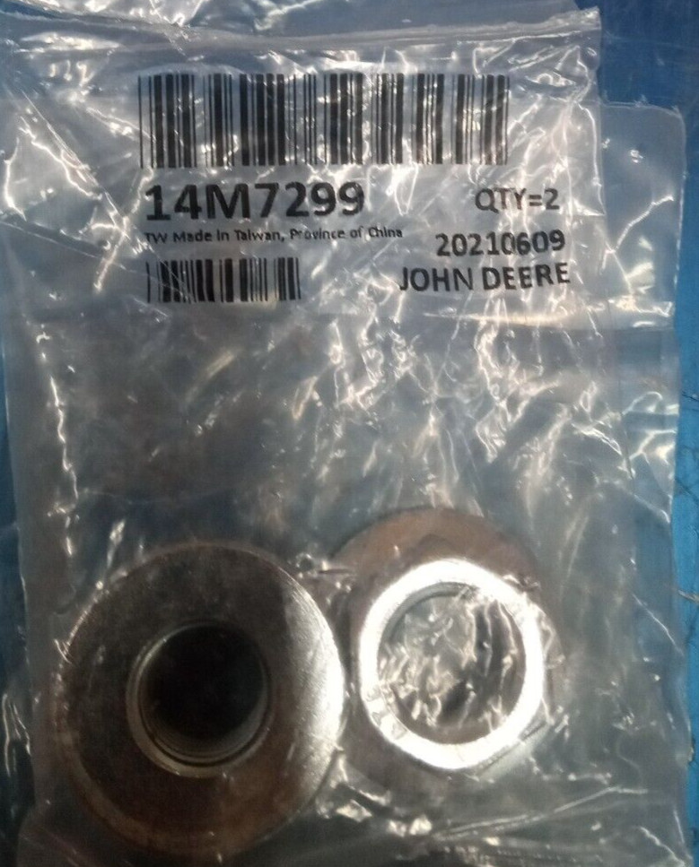 2x JOHN DEERE SCREW PART NUMBER: 19M7820 2x NUT # 14M7299 | eBay