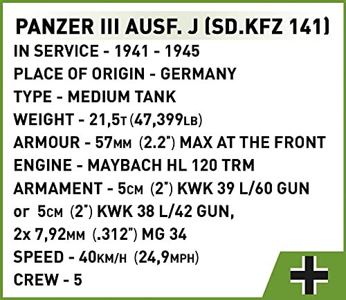 Cobi Historical Collection World War II - Canon de 90mm Modele 39 (2294