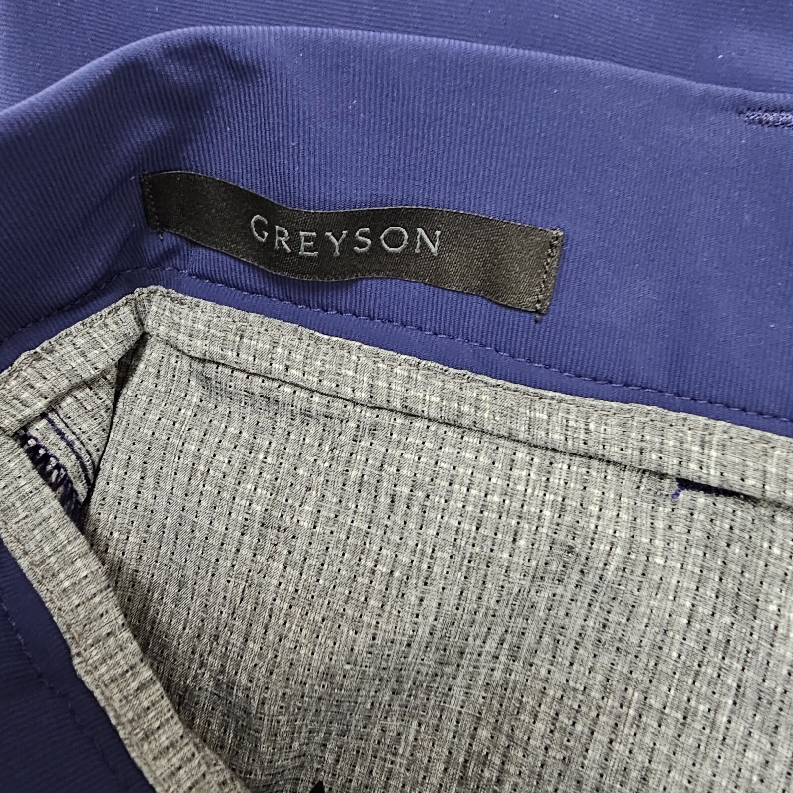 Greyson Pants Mens 32x27 Blue Montauk Golf Chinos Performance Stretch