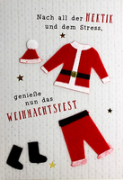 Hektik Weihnachtskarte Weihnachten Karte GlüCkwunschkarte Handarbeit GrußKarte