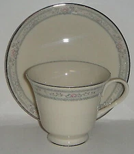 Set of 3 Lenox Charleston Cup & Saucer Sets (Footed)