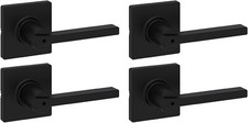  4-Sets Kwikset Casey Interior Privacy Locking Door Handle Matte 93002-943