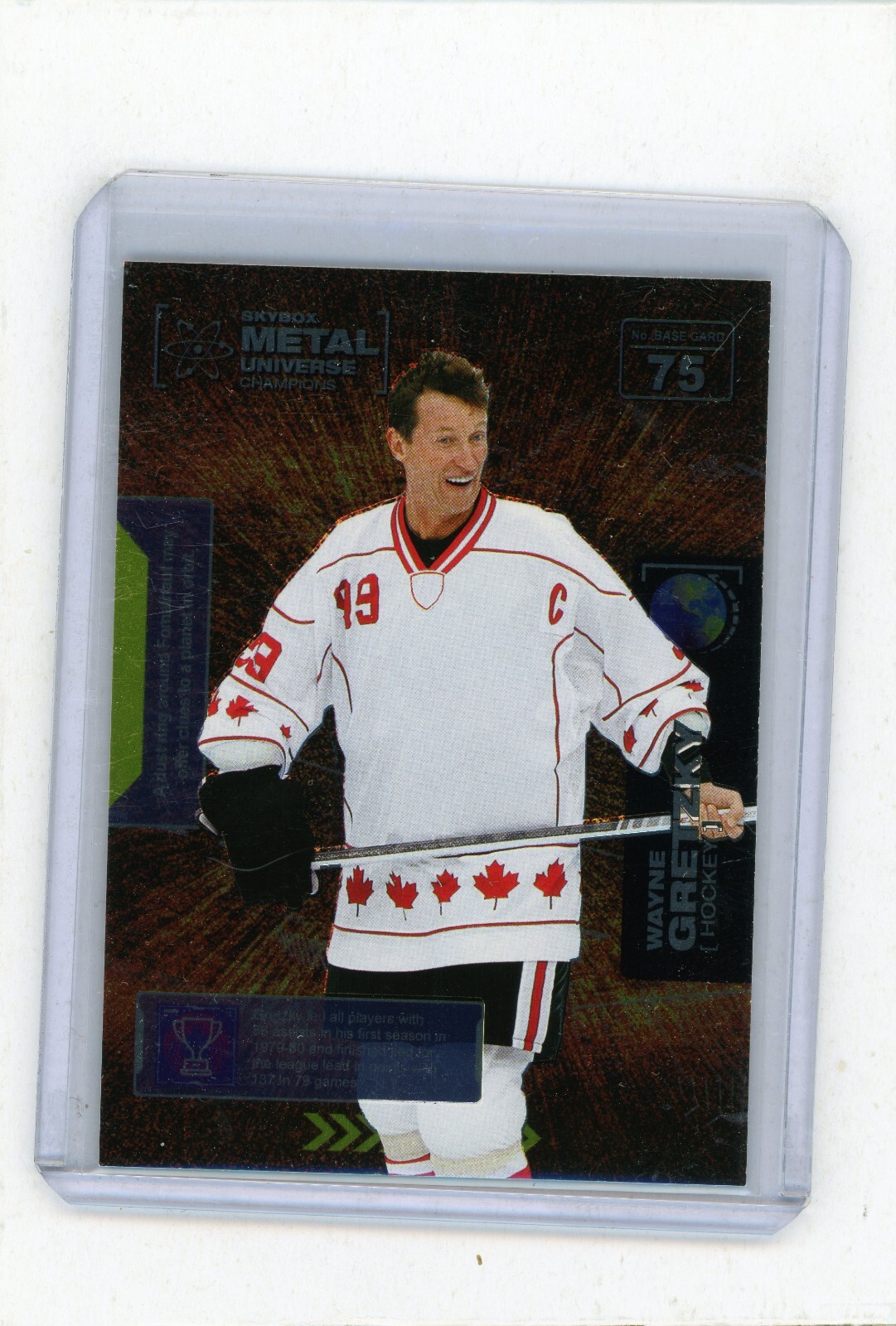 2021 Skybox Metal Universe Champions Spectrum Wayne Gretzky #75
