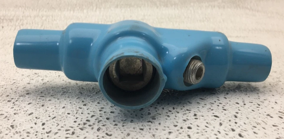 EYS21-B OCAL 3/4 INCH CONDUIT SEALING FITTING PVC COATED BLUE - Image 4 of 4