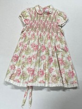 Perry Winkles Kids size 5 Girls Floral Lined tie waist dress very pretty