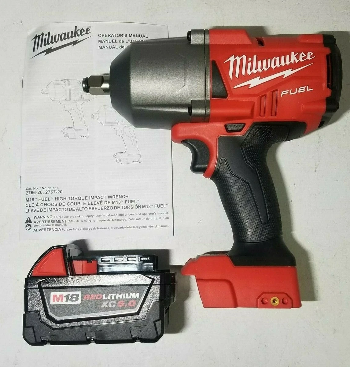 Milwaukee M18 FUEL 1/2 High Torque 1400 ft-lb Impact Wrench w/5.0