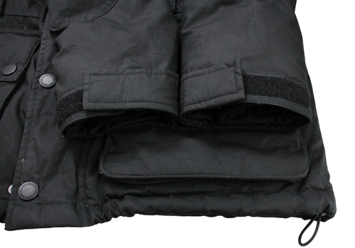 Barbour International Winter Storm Parka Daunenjacke Herren M Gewachst Look - Bild 6 von 12