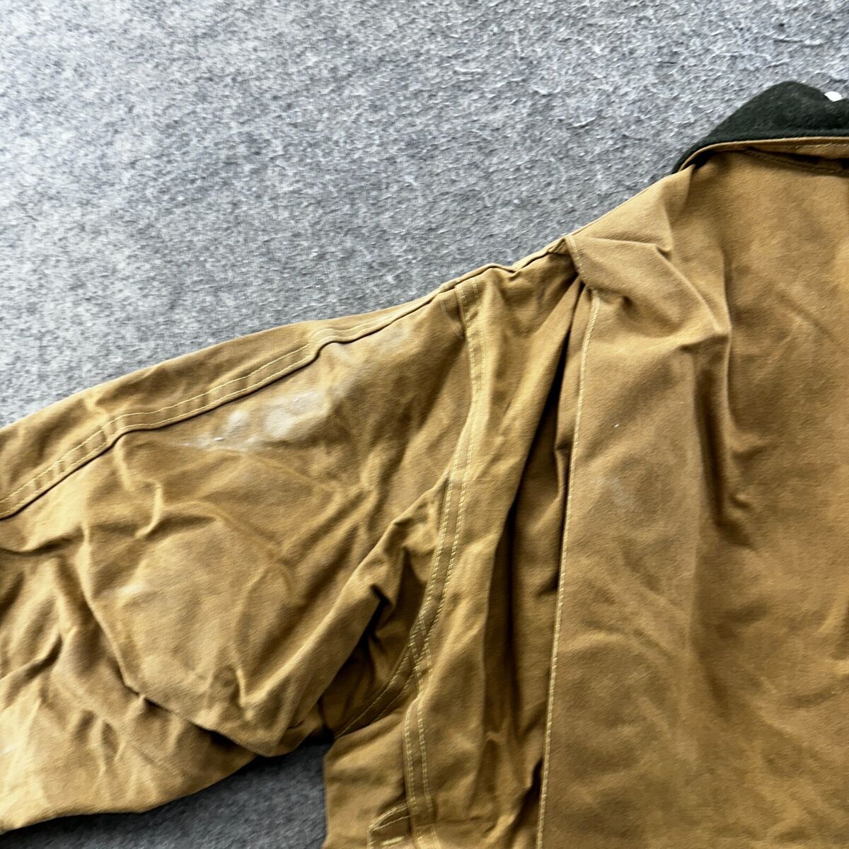 VINTAGE Filson Jacket Mens 44 Beige Button Down Tin Waxed VINTAGE Filson Jacket Mens 44 Beige Button Down Tin Waxed