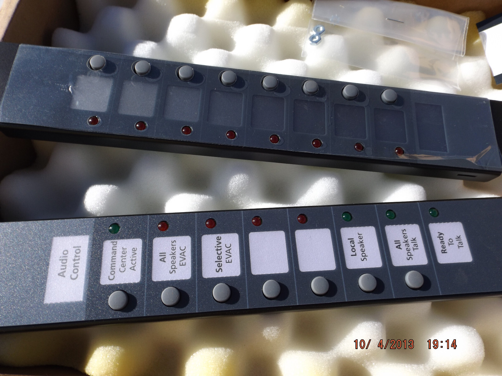 **New** Lot Of 2 Simplex 4100-1252/1280 8 LED Switch Display Red Control Module