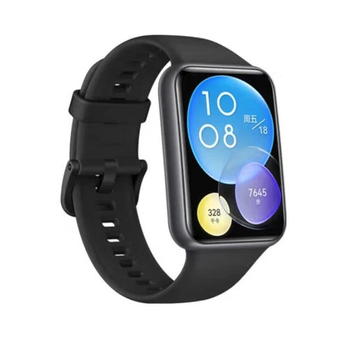 New Huawei Watch Fit 2 Active Edition BLACK Bluetooth 5ATM iOS Smartwatch - Picture 1 of 5