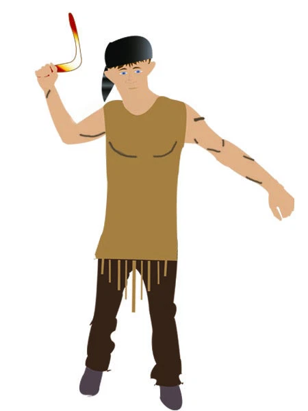 Blue Wood Returning Boomerang - Handmade, science, flight - Image 3 of 4