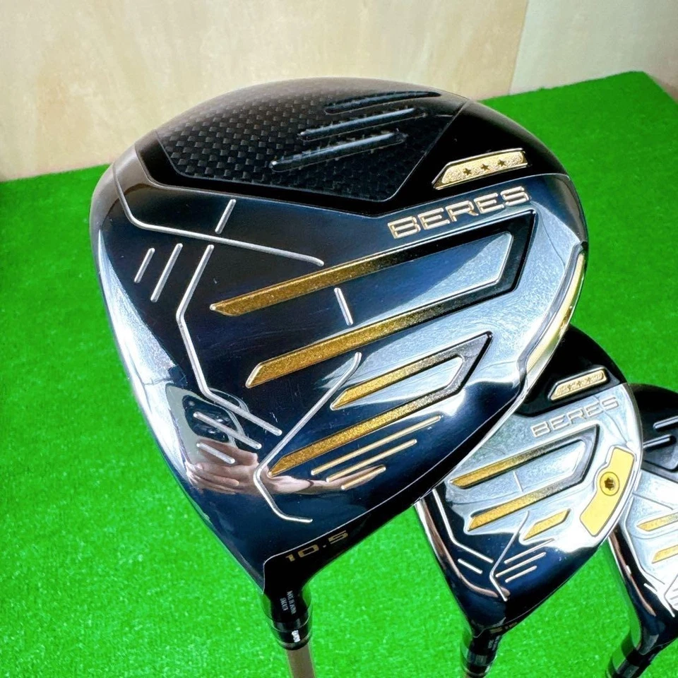 USED Honma BERES 09 Lefty Driver FW 5W HB 22H 3p Set SR-Flex ARMRQ FX 3S 3Star - Image 2 of 4