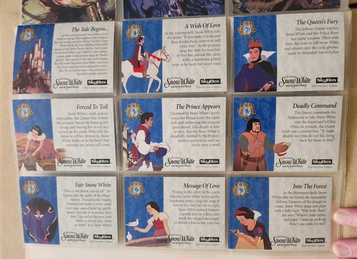 Vintage "Snow White & The Seven Dwarfs" Skybox Disney Trading Cards - Picture 4 of 24