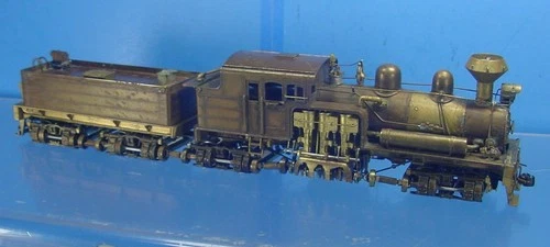 RL HO BRASS HIGHLY MODIFIED WESTSIDE MODELS HASSINGER 4 TRUCK SHAY W/ PFM DRIVE