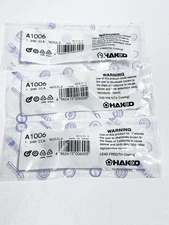 Lot of 3 each Hakko A1006 1.3mm Dia. Desoldering Nozzle for 808, 817 802 & 807