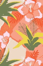 Hibiscus Blank Lined Journal 