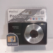 Vivitar PopSnap VEC S124 Compact Digital Camera 44MP 1080p 16x Zoom 2.4in Black