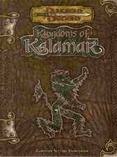 Kingdoms of Kalamar: Campaign Setting Sourcebook Dungeons  Dragons d20 3.0 Fa,