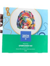 Tabitha Brown target Blacky The dog embroidery kit Dog Multi Color New