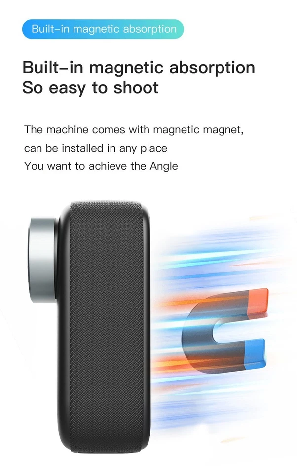 🎥 Caméra d’action 4K mini WiFi – Sport, Vélo, Ski, Waterproof 30m - Photo 3/4