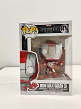 Funko The Infinity Saga Pop! Marvel #1474 Iron Man (Mark 5) w protector case