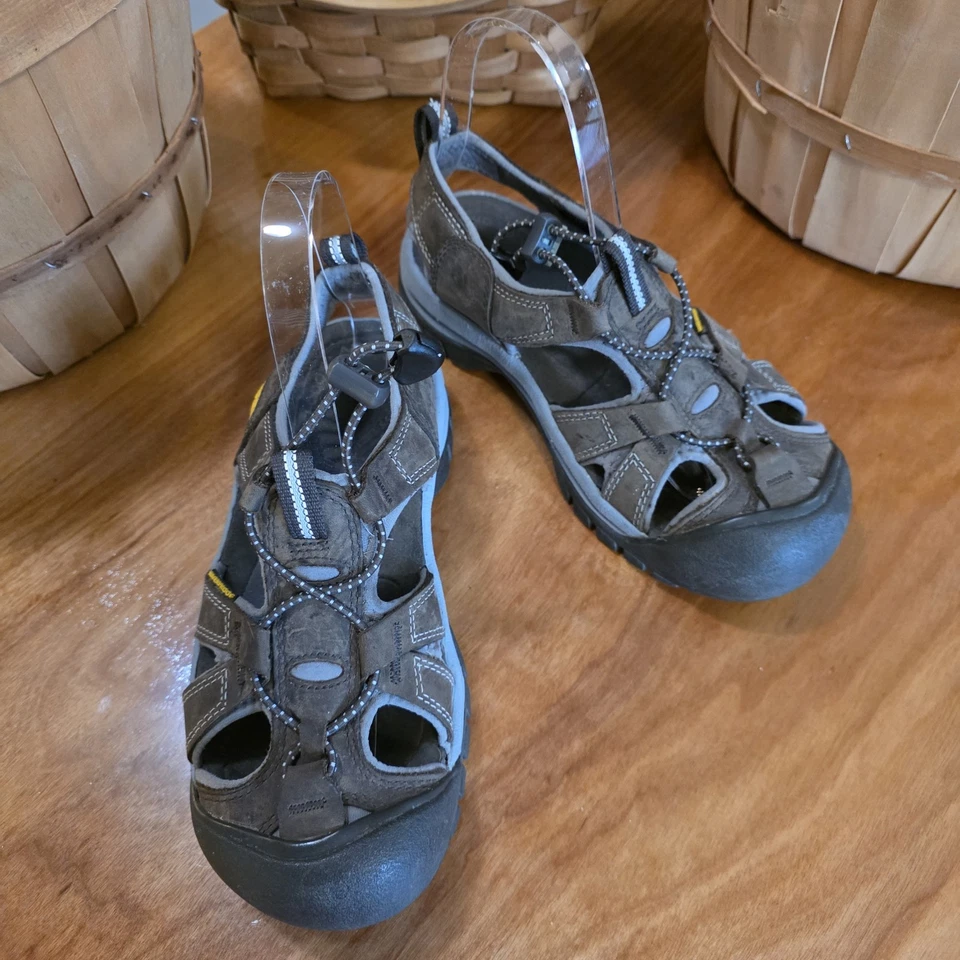 Sandalias deportivas Keen Venice senderismo cuero marrón para mujer talla 6 Foto 2 de 4