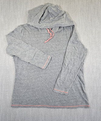 Wake And Ware Women's Gray Sweatshirt Long Sleeve Hoddie Sz XL