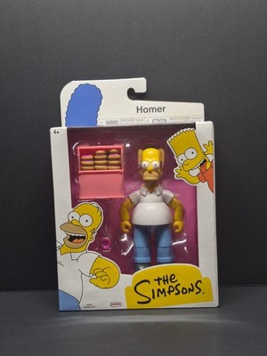 The Simpsons HOMER w/ Donut Box 5'' Action Figure Jakks Pacific New Sealed