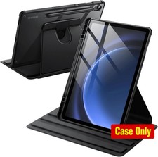 Case for Galaxy Tab S10 Lite/S10 FE, 360 Rotating, Black