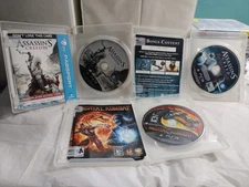 Lot of 3 Sony PS3 Games - Assassin's Creed: Revelation + III. Mortal Kombat PreO