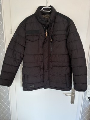 Camel Active Übergangs-/Winterjacke Herren Größe 48 Schwarz Wie Neu