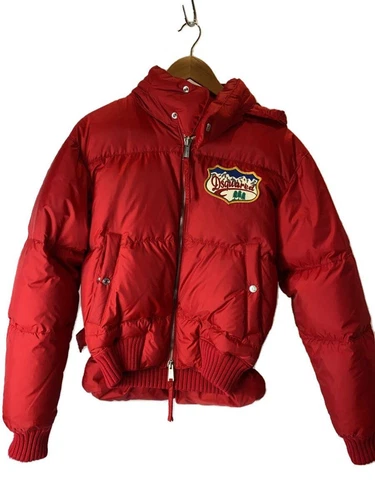 Piumino DSQUARED2 48 nylon ROSSO tinta unita 71AM114