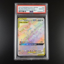 PSA 10 Moltres Zapdos Articuno 69/68 Pokemon Hidden Fates Holo Graded Karte