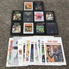 Lot Of 10 Atari 2600 Games and Manuals Lot TESTED Classic Game Lot