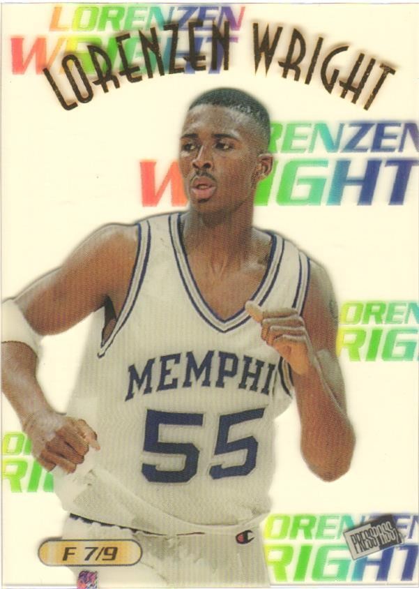 1996 Press Pass #F 7 Lorenzen Wright Acetates